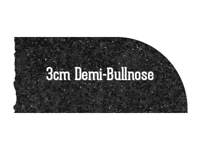 3cm Demi-Bullnose